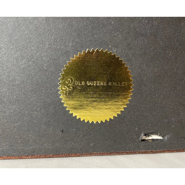 Vintage Religious Original Ruth Collet Woodblock Linocut Figural Pop Art Print For Sale - Image 12 of 12