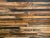 Rustic vintage panel made of reclaimed boat wood originally from Indian fishing boats. This piece features a beautiful...