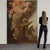 Antique Italian painting from the first half of the 18th century. Oil on canvas artwork depicting an intense scene of...