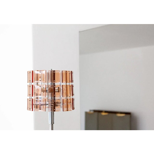 Italian Floor Lamp with Marble Base, 1970s For Sale - Image 4 of 10