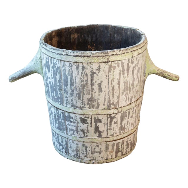 19th century French grape harvesting hod For Sale