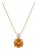 Dainty Citrine Solitaire Cz Necklace | November Birthstone Statement Necklace For Sale
