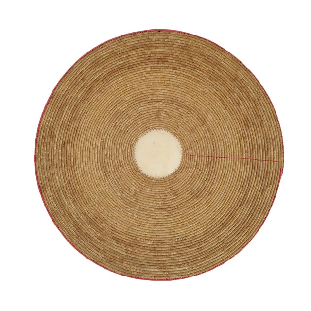 1990s Nigerian Hassau Basket Cover For Sale