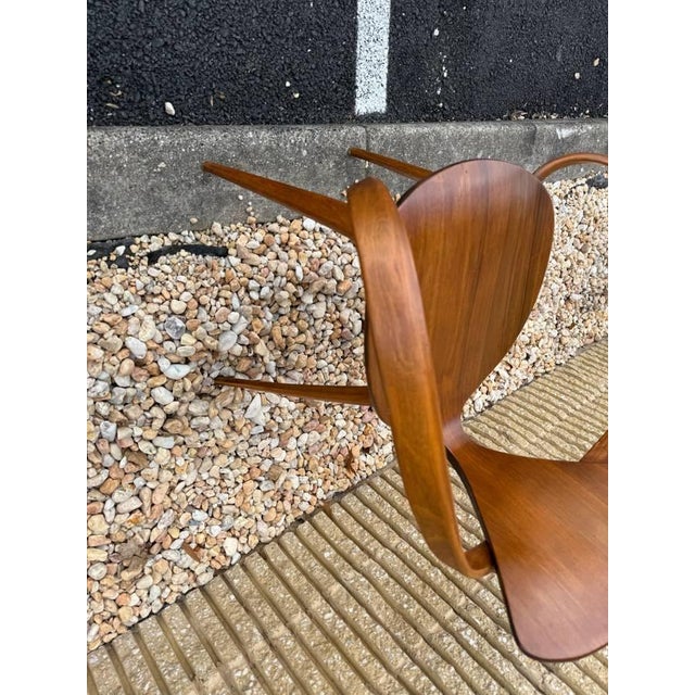 Mid 20th Century Set of Six Norman Cherner Style Plywood Pretzel L Dining Chairs by Plycraft, Usa For Sale - Image 10 of 12