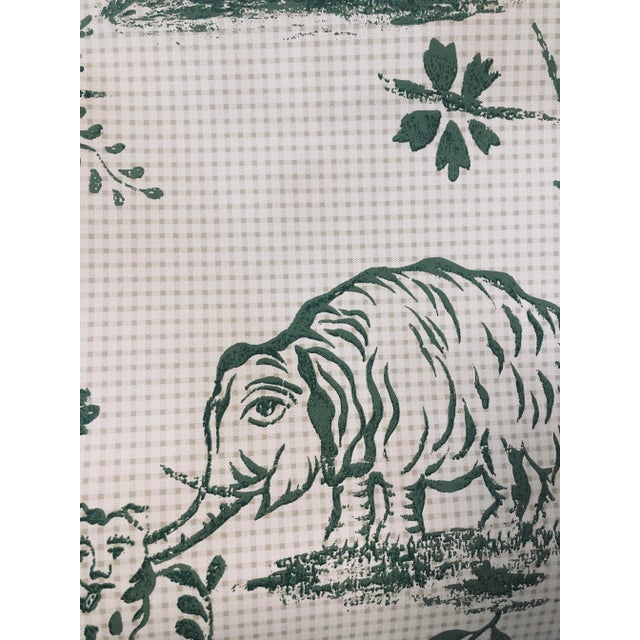 Green Vintage Brunschwig and Fils Single Roll of Wallpaper For Sale - Image 8 of 8