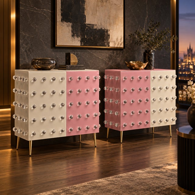 Murano Glass Cabinets from Justfurnituress SRL, Set of 2 For Sale - Image 9 of 10