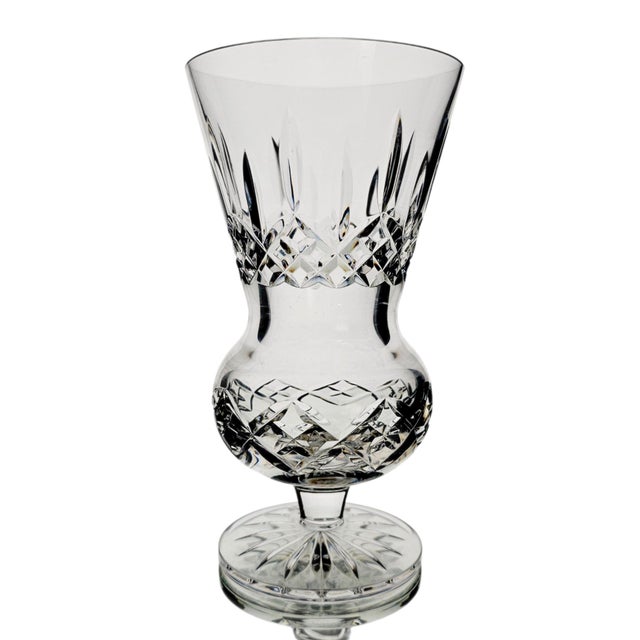 Waterford Lismore Thistle Irish Lead Crystal Vase With Box 7" For Sale - Image 16 of 18