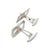 Japanese 1990s Pair of Mikimoto Estate Akoya Pearl Cufflinks Silver 6.15 mm For Sale - Image 3 of 8