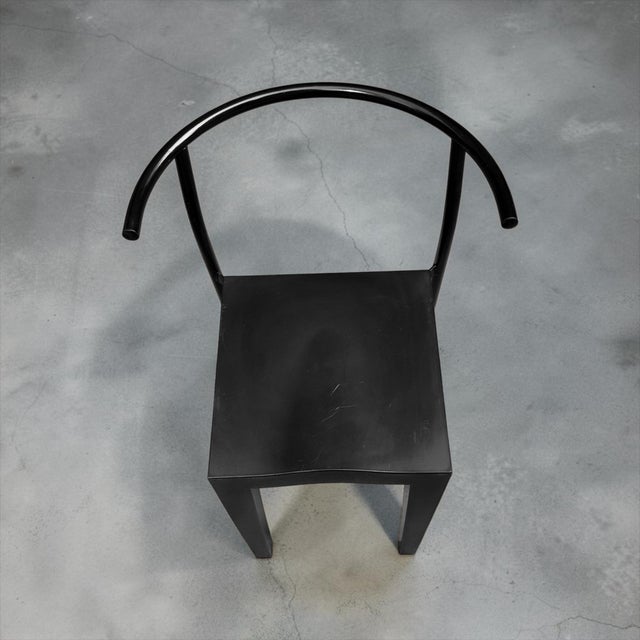 Philippe Starck Pair of Kartell Dr. Glob Dining Chairs by Philippe Starck – Made in Italy (1988/89) For Sale - Image 4 of 8