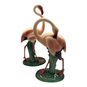 MCM Will-George Pasadena Flamingo Figurine Duo
