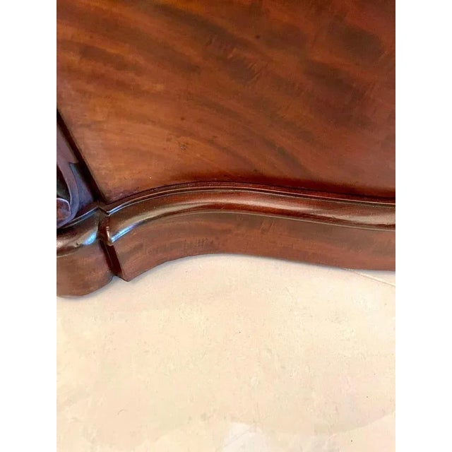 Antique William IV Mahogany Serpentine Shaped Wine Cooler For Sale - Image 9 of 18
