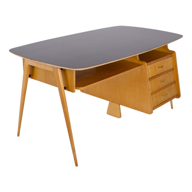 Vintage Desk in Ash, 1950s For Sale