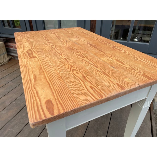 Antique Table in Fir, 1890s For Sale - Image 14 of 15