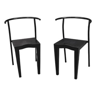 Pair of Kartell Dr. Glob Dining Chairs by Philippe Starck – Made in Italy (1988/89) For Sale