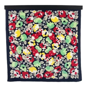 Pure Silk Jaeger Vintage Scarf With Wall Hanging Scarf Holder