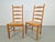 Vintage Brutalist Wicker Ladder Chairs in the style of Charlotte Perriand, 1960s, Set of 2 For Sale - Image 12 of 12