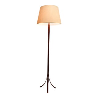 1960's Spanish Greek Key Floor Lamp by Pierre Lottier For Sale