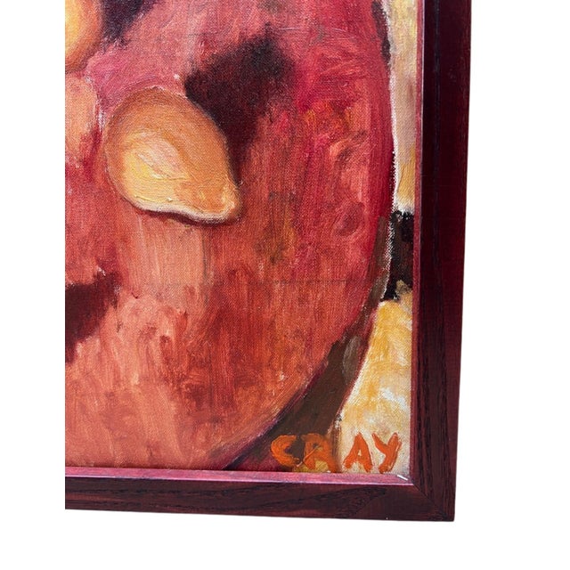 1912 Oil Painting Verjaardagsbloemen (Birthday Bouquet), Signed For Sale - Image 4 of 11