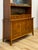Mid 20th Century Vintage Hutch by Paine Furniture MCM China Cabinet, Parquet Doors, Glass Sliding For Sale - Image 5 of 18