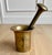 This 19th-century Austrian mortar and pestle is defined by its extraordinary heavy-gauge casting and refined geometric...