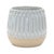 Add timeless elegance to your space with this Set of Ribbed Porcelain Vases. Featuring a modern two-tone beige and brown...