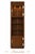 1970s 1970s Campaign Vintage Henredon Lighted Oak Corner Display Cabinet With Glass Door For Sale - Image 5 of 15