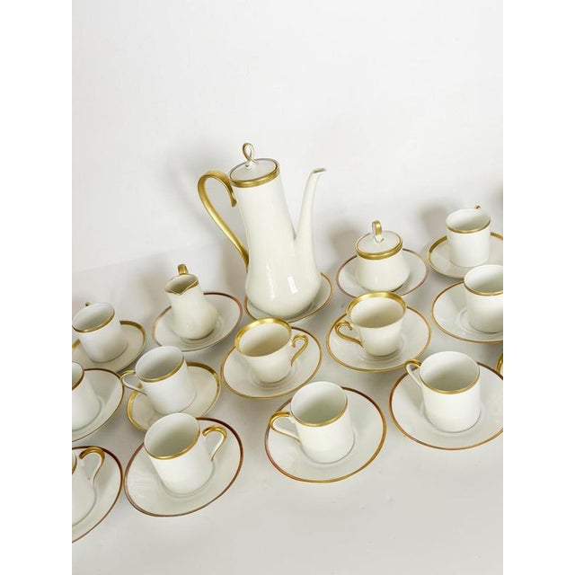 15th Century & Earlier White Porcelain Coffee Service, France, 20th Century, Set of 18 For Sale - Image 5 of 18