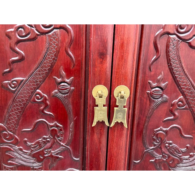 Asian Rosewood Cabinet For Sale - Image 10 of 12