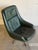Animal Skin In Style of Hw Klein for Bramin Green Leather Swivel Lounge Chair Danish Mid-Century Modern 1960s For Sale - Image 7 of 10