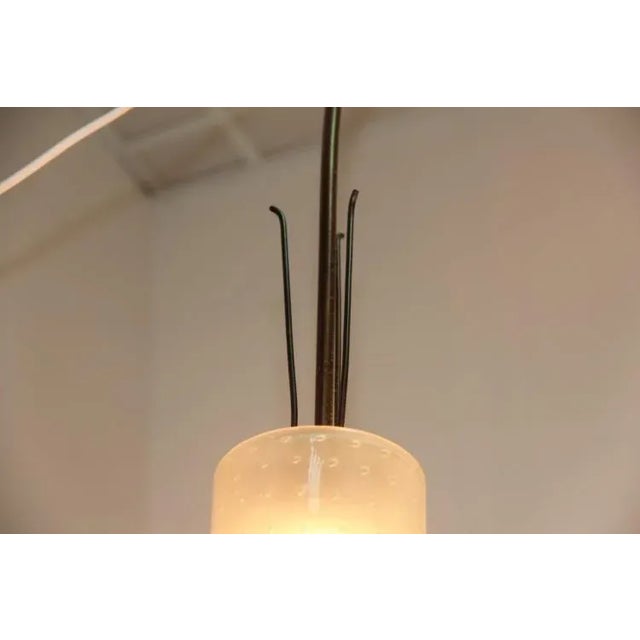 Metal Murano Glass Chandelier, 1950s For Sale - Image 7 of 18