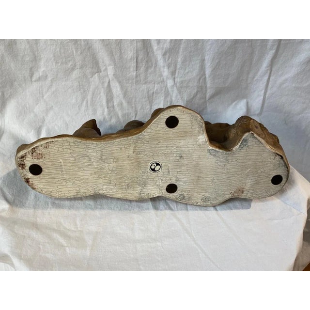 Brown Stone Animal Seals Sculpture For Sale - Image 8 of 9