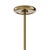 2020s Regina Andrew Gable Linear Chandelier, Antique Natural Brass with Russet Shade For Sale - Image 5 of 6