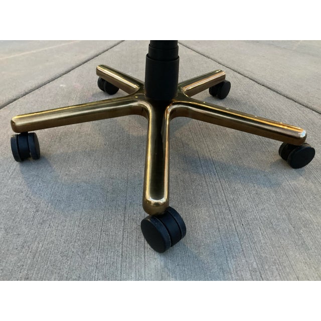 Bronze Base Bumper in Black Mohair Ward Bennett For Sale - Image 11 of 12