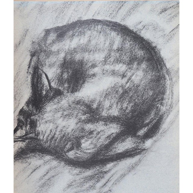 Modern Théophile Alexandre Steinlen, The Sleeping Cat, 1933, Lithograph For Sale - Image 3 of 3