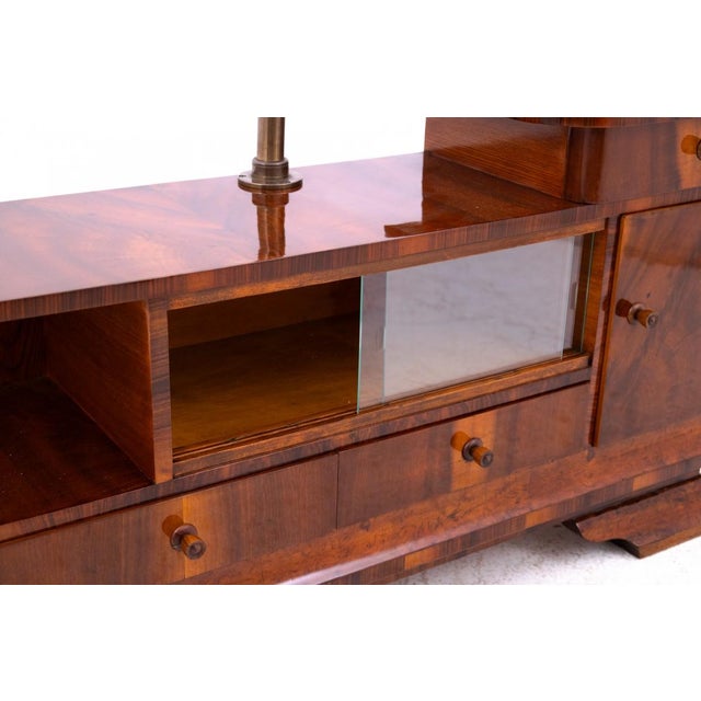 Wood Art Deco Dressing Table, Poland, 1930s For Sale - Image 7 of 9