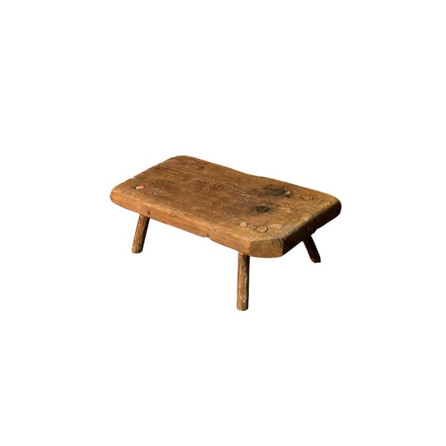 Rustic Rustic Coffee Table in Larch For Sale - Image 3 of 4