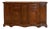 Italian French Provincial Walnut Sideboard With Wine Storage For Sale
