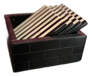 Coasters & Marble Cutting Board - Set of 4