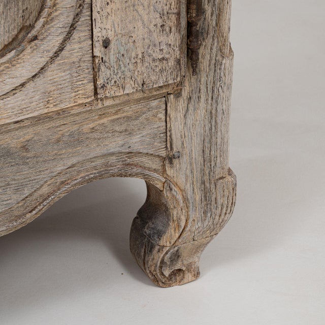 19th Century 19th Century France Antique White Wood Storage Cabinets & Cupboards For Sale - Image 5 of 11