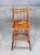 Vintage high chair for children in walnut wood, foldable and also usable as a potty. Period 19th century materials solid...