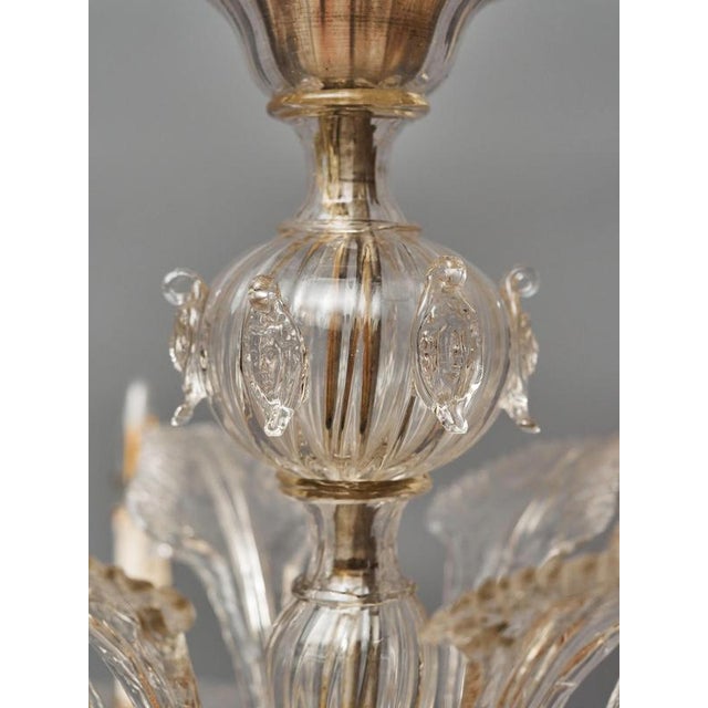 Venetian 2-Tier Chandelier with 9 Bulbs For Sale - Image 9 of 14