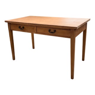 Oak Veneer Desk, 1950s For Sale