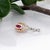 Ruby Pendant W Earth Mined Diamonds in Solid 14k Dual Tone Gold | Oval 6x4mm For Sale - Image 10 of 10