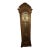 Grandfather Clock by Sligh, Westminster Chimes & Oak Cabinet For Sale