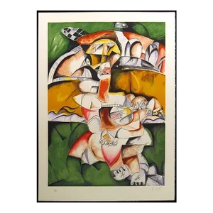 Alexandra Nechita "No Bridge Too Far" Signed Lithograph Art