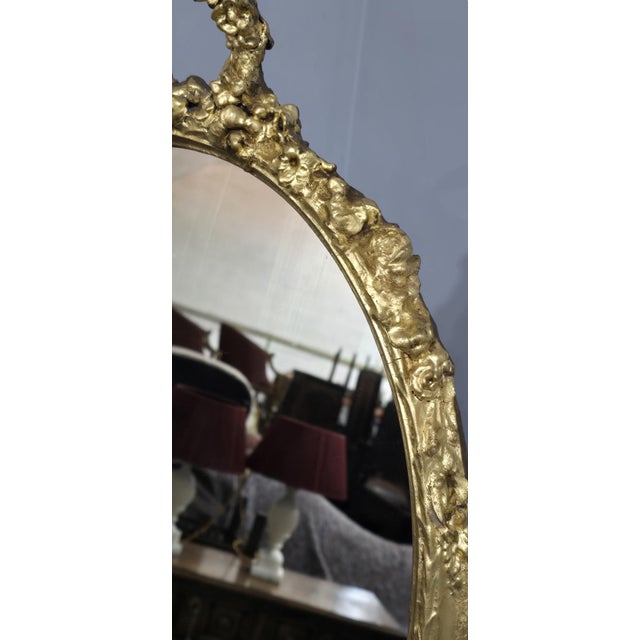 Victorian Gilt Dressing Table Mirror, 1850s For Sale - Image 10 of 16