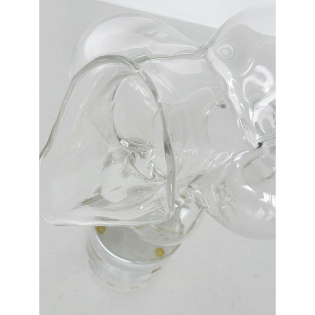 Murano Abstract Glass Sculpture from Zanetti, 1980s For Sale - Image 4 of 6