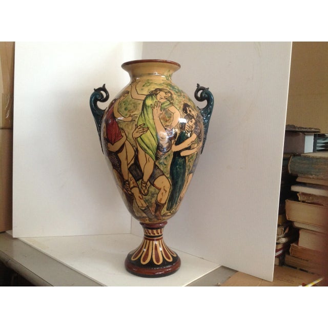 Ceramic Vintage Ceramic Vase, 1940s For Sale - Image 7 of 10