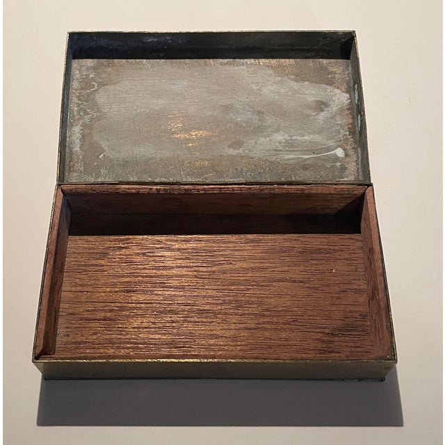 1930s Chinese Brass Box For Sale - Image 6 of 7