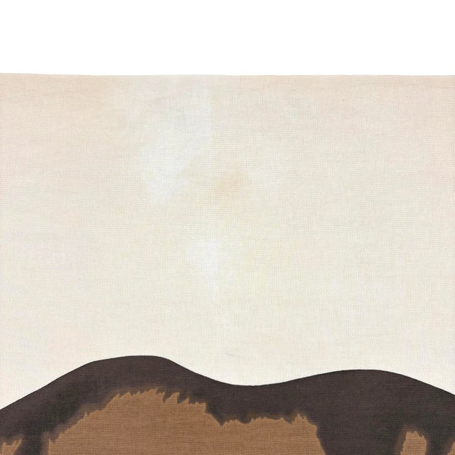 Textile Oversize Genuine Vintage Cotton California Republic Bear Flag For Sale - Image 7 of 10